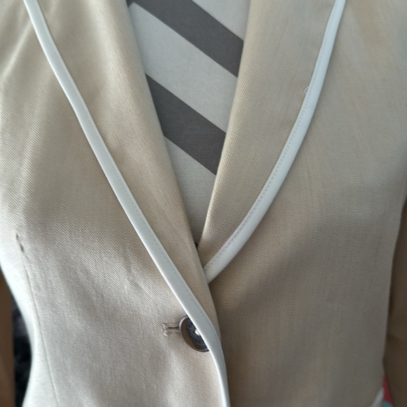Brooks Brothers tan linen blazer - Picture 3 of 6